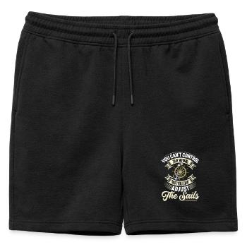 Voilier Marin Voilier - Short de survêtement homme premium - noir - Devant - AI Model Male 178 light (178cm)