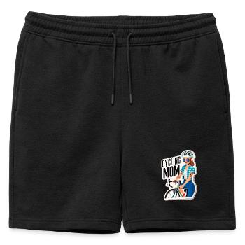 Autocollant d’autonomisation des mamans cyclistes - Short de survêtement homme premium - noir - Devant - AI Model Male 178 light (178cm)