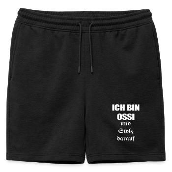 Je suis un Ossi et j’en suis fier - Short de survêtement homme premium - noir - Devant - AI Model Male 178 light (178cm)