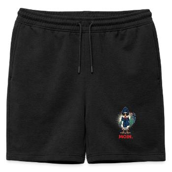 Moin Seagull Seemann Frise orientale Vacances - Short de survêtement homme premium - noir - Devant - AI Model Male 178 light (178cm)