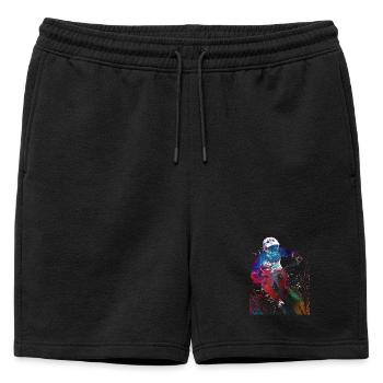 BMX Rider Sport #sport #bike - Short de survêtement homme premium - noir - Devant - AI Model Male 178 light (178cm)
