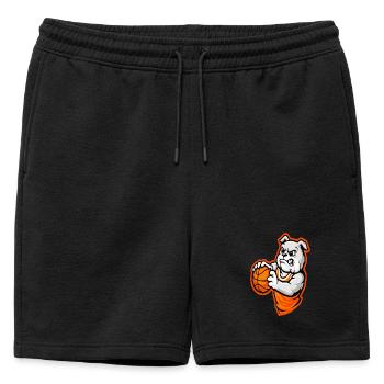 Power Basketball Bulldog Mascot - Mens' Premium Organic Sweatshorts - black - Front - AI Model Male 178 light (178cm)
