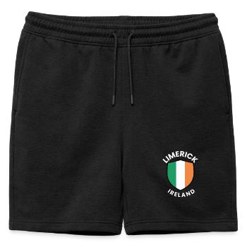 Drapeau irlandais de Limerick - Short de survêtement homme premium - noir - Devant - AI Model Male 178 light (178cm)