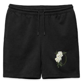 Vous êtes incroyable – Un design floral élégant - Short de survêtement homme premium - noir - Devant - AI Model Male 178 light (178cm)