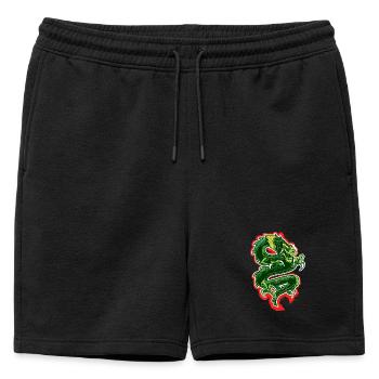 Dragon - Short de survêtement homme premium - noir - Devant - AI Model Male 178 light (178cm)