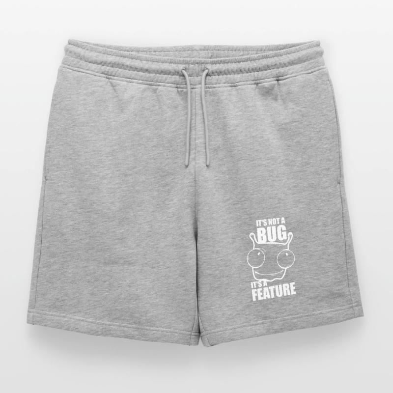 it is not a bug it is a feature - programmer Mens' Premium Organic Sweatshorts