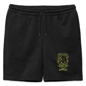 Rock 'n' Roll pour toujours - Short de survêtement homme premium - noir - Devant - AI Model Male 178 light (178cm)