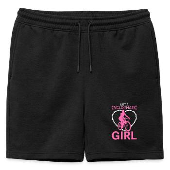 Juste un cycliste - Short de survêtement homme premium - noir - Devant - AI Model Male 178 light (178cm)