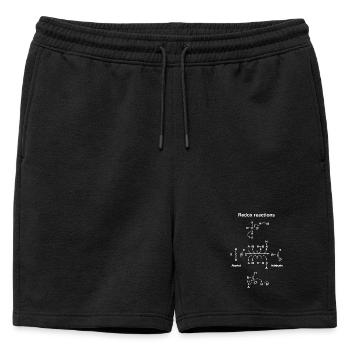 Redox réaction d'oxydoréduction - Short de survêtement homme premium - noir - Devant - AI Model Male 178 light (178cm)