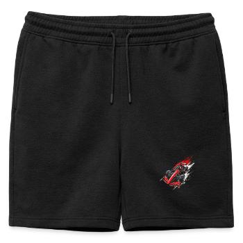 Voiture de course de formule | Illustration de course à grande vitesse - Short de survêtement homme premium - noir - Devant - AI Model Male 178 light (178cm)