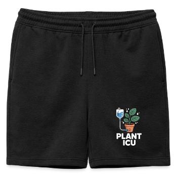 Rescuer d’usines intensives Pfnaze - Short de survêtement homme premium - noir - Devant - AI Model Male 178 light (178cm)