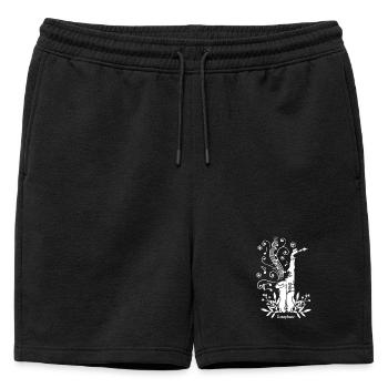 Saxophone Music Instrument Jazz - Short de survêtement homme premium - noir - Devant - AI Model Male 178 light (178cm)
