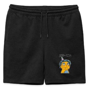 Bigoudi - Short de survêtement homme premium - noir - Devant - AI Model Male 178 light (178cm)