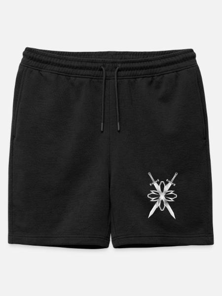 Deux épées ornées d’argent - Short de survêtement homme premium - noir