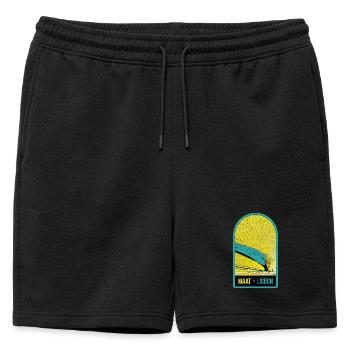 MAAT, Lisbonne : Art, Architecture, Technologie - Short de survêtement homme premium - noir - Devant - AI Model Male 178 light (178cm)