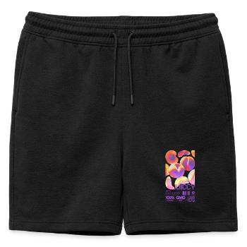 Déclaration pêche juteuse - Short de survêtement homme premium - noir - Devant - AI Model Male 178 light (178cm)