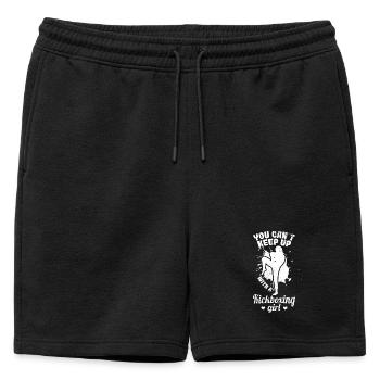 Kickboxing Filles - Short de survêtement homme premium - noir - Devant - AI Model Male 178 light (178cm)