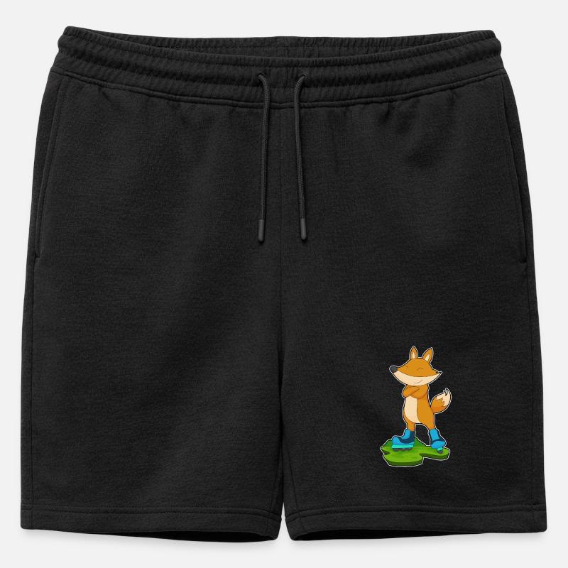 Fuchs Inline skating Inline skates - Männer Premium Organic Sweatshorts - Schwarz