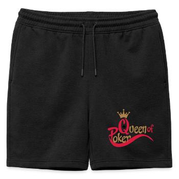 poker - Short de survêtement homme premium - noir - Devant - AI Model Male 178 light (178cm)