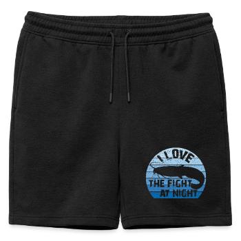 Pêche au poisson-chat | Waller | Combat - Short de survêtement homme premium - noir - Devant - AI Model Male 178 light (178cm)