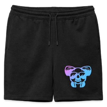 Koala Koala Bear - Mens' Premium Organic Sweatshorts - black - Front - AI Model Male 178 light (178cm)