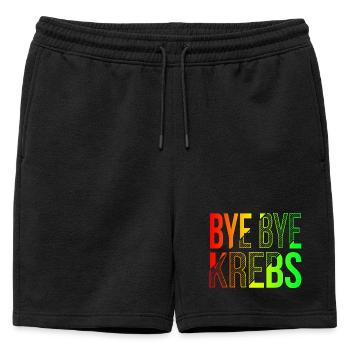 Bye Bye Kreps Rainbow Design - Short de survêtement homme premium - noir - Devant - AI Model Male 178 light (178cm)