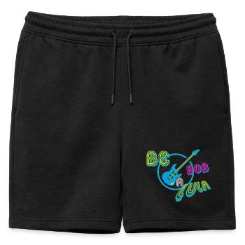 Soyez Bob a lula - Short de survêtement homme premium - noir - Devant - AI Model Male 178 light (178cm)