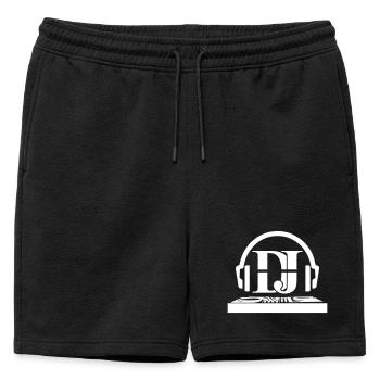 DJ Design Club Electro DJ Technoparty - Short de survêtement homme premium - noir - Devant - AI Model Male 178 light (178cm)