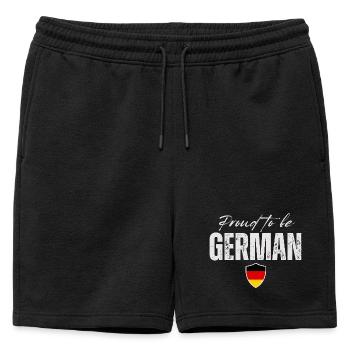 Fierté allemande, j'aime l'Allemagne - Short de survêtement homme premium - noir - Devant - AI Model Male 178 light (178cm)