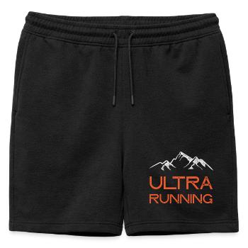 Ultra Running - Short de survêtement homme premium - noir - Devant - AI Model Male 178 light (178cm)