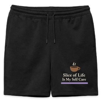 Introverti d’anime Weeb canapé - Short de survêtement homme premium - noir - Devant - AI Model Male 178 light (178cm)