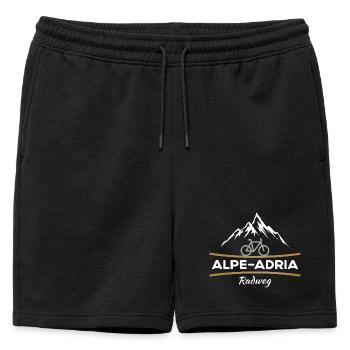 Vélo Alpe-Adria - Short de survêtement homme premium - noir - Devant - AI Model Male 178 light (178cm)