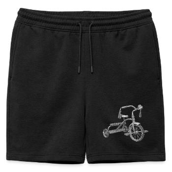 Tricycle - Short de survêtement homme premium - noir - Devant - AI Model Male 178 light (178cm)