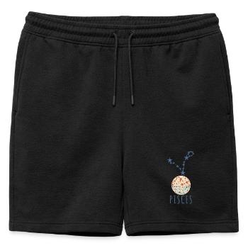La constellation des Poissons - Short de survêtement homme premium - noir - Devant - AI Model Male 178 light (178cm)