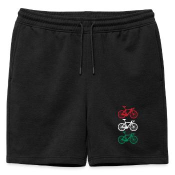 Cycling Hongrie - Short de survêtement homme premium - noir - Devant - AI Model Male 178 light (178cm)