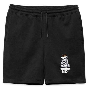 Avant de demander Berger Blanc Berger Berger - Short de survêtement homme premium - noir - Devant - AI Model Male 178 light (178cm)
