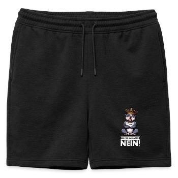 Before You Ask No American Bully Bully Pit - Mens' Premium Organic Sweatshorts - black - Front - AI Model Male 178 light (178cm)