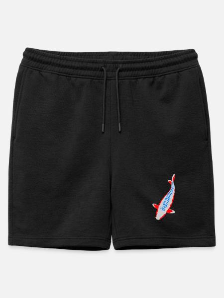 Koi - Nishikigoi - Mens' Premium Organic Sweatshorts - black