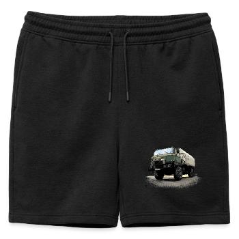 CGPI | L60 | RDA | CAMION - Short de survêtement homme premium - noir - Devant - AI Model Male 178 light (178cm)