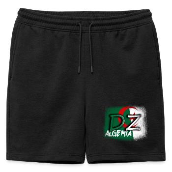 DZ Algérien Algérie Grand Les Algériens - Short de survêtement homme premium - noir - Devant - AI Model Male 178 light (178cm)