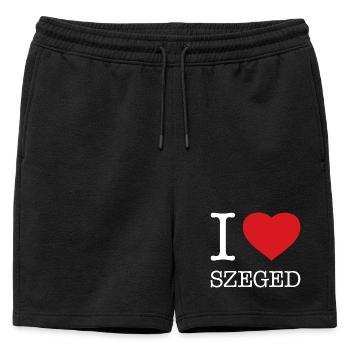 J’ADORE SZEGED - Short de survêtement homme premium - noir - Devant - AI Model Male 178 light (178cm)