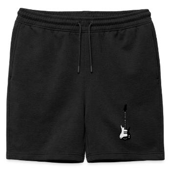 guitare - Short de survêtement homme premium - noir - Devant - AI Model Male 178 light (178cm)