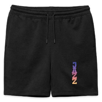 Jazz - Short de survêtement homme premium - noir - Devant - AI Model Male 178 light (178cm)