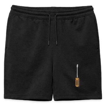 Conception d’outils de tournevis pour les artisans - Short de survêtement homme premium - noir - Devant - AI Model Male 178 light (178cm)