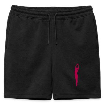 Danse - Short de survêtement homme premium - noir - Devant - AI Model Male 178 light (178cm)