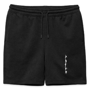 Pole dance Silhoutten blanc - Short de survêtement homme premium - noir - Devant - AI Model Male 178 light (178cm)