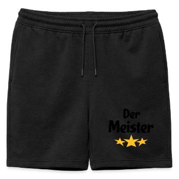 Des cadeaux amusants pour le patron - Short de survêtement homme premium - noir - Devant - AI Model Male 178 light (178cm)