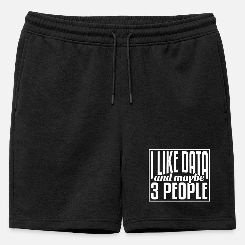 Daten Data Science Datenanalyst - Männer Premium Organic Sweatshorts - Schwarz