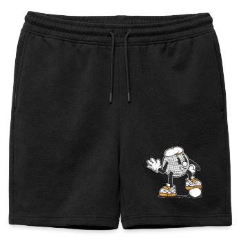 Tenue de pétanque boule pour boule bouler - Short de survêtement homme premium - noir - Devant - AI Model Male 178 light (178cm)