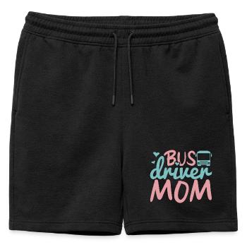 Chauffeur de bus Maman - Short de survêtement homme premium - noir - Devant - AI Model Male 178 light (178cm)